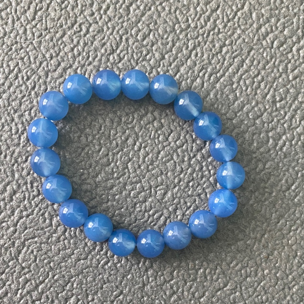 Blue Beaded Bracelet